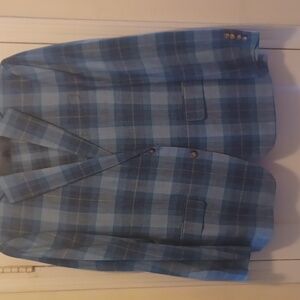 Ralph Lauren Linen Blend Blue Suit